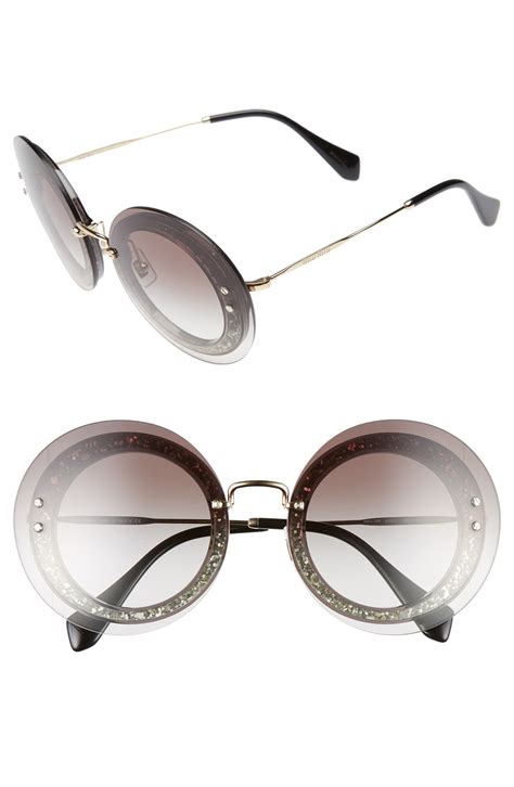 Women's Round Miu Miu Sunglasses for sale 